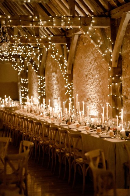 table illuminee mariage